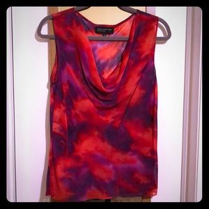 Jones New York Drape collar top